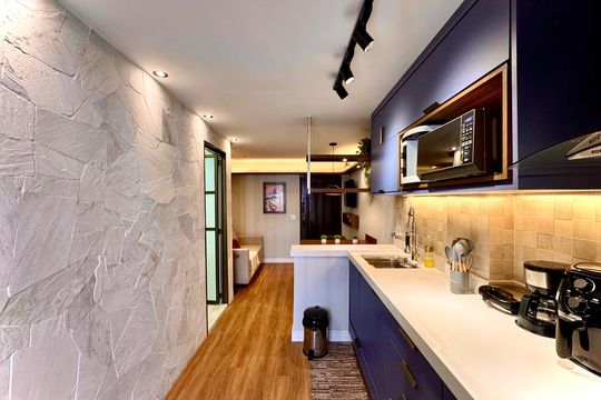 Cozinha de kitnet/studio à venda com 1 quarto, 43m² em Centro, Rio de Janeiro