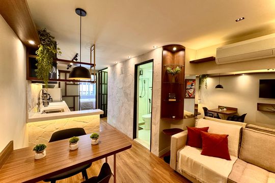 Sala de kitnet/studio à venda com 1 quarto, 43m² em Centro, Rio de Janeiro