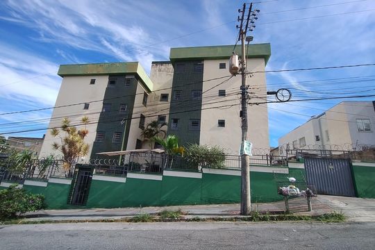 Fachada de apartamento à venda com 2 quartos, 45m² em Palmares, Belo Horizonte