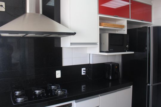 Cozinha de apartamento à venda com 2 quartos, 93m² em Santo Antônio, São Caetano do Sul