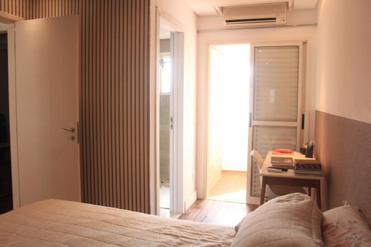 Suíte de apartamento à venda com 2 quartos, 93m² em Santo Antônio, São Caetano do Sul