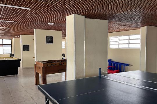 Área comum de kitnet/studio para alugar com 1 quarto, 29m² em Itararé, Santos