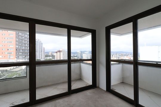 Janelas da Sala de apartamento à venda com 3 quartos, 119m² em Petrópolis, Porto Alegre