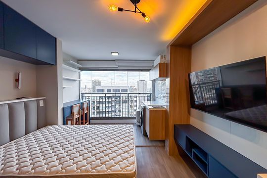 Kitnet/Studio à venda com 1 quarto, 27m² em Pompeia, São Paulo