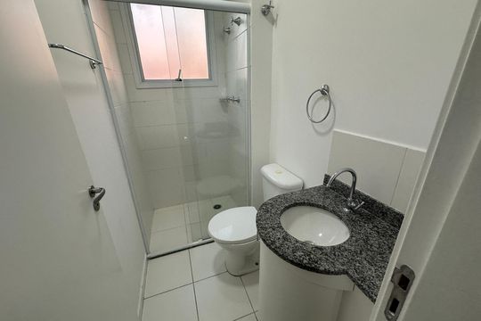 Banheiro da Suíte de apartamento à venda com 3 quartos, 67m² em Bethaville I, Barueri