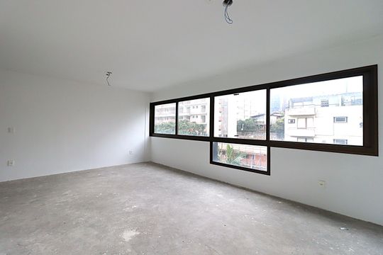 Sala de apartamento à venda com 3 quartos, 123m² em Petrópolis, Porto Alegre
