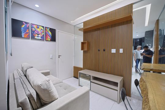 Sala de apartamento à venda com 2 quartos, 47m² em Vila Ré, São Paulo