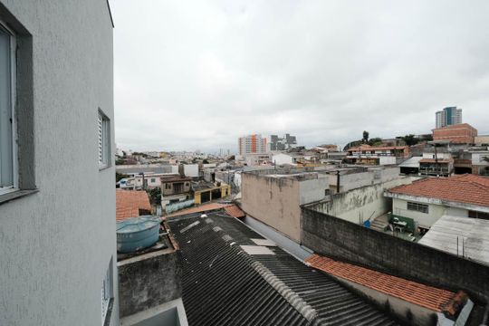 Sala/Cozinha de apartamento para alugar com 2 quartos, 45m² em Vila Nhocuné, São Paulo