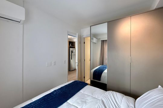 Suíte de apartamento para alugar com 1 quarto, 30m² em Brooklin, São Paulo