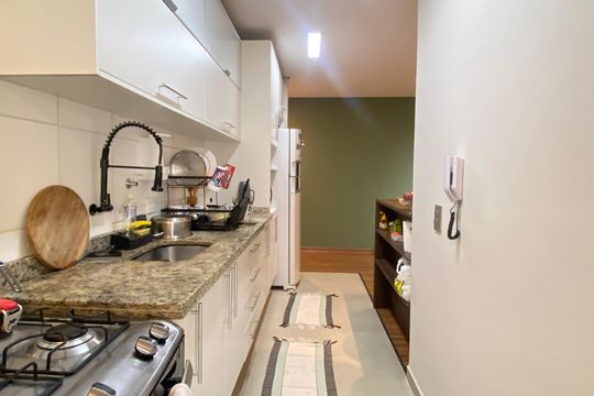 Cozinha - Área de Serviço de apartamento para alugar com 2 quartos, 60m² em Jaguaribe, Osasco