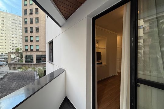 Varanda de apartamento para alugar com 1 quarto, 43m² em Itaim Bibi, São Paulo