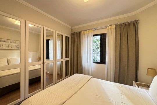 Quarto de apartamento para alugar com 1 quarto, 43m² em Itaim Bibi, São Paulo