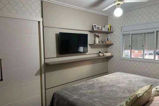 Quarto de apartamento à venda com 3 quartos, 120m² em Vila Campo Grande, São Paulo