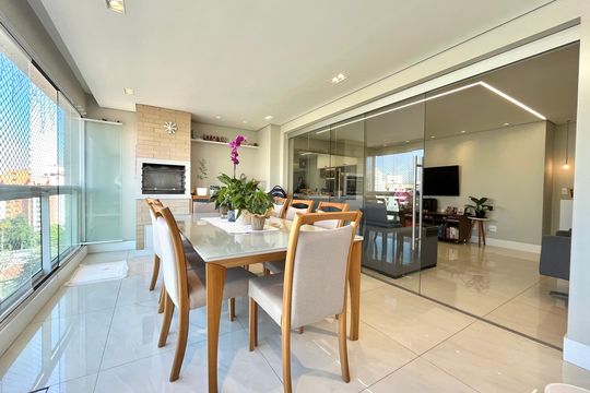 Varanda de apartamento para alugar com 3 quartos, 126m² em Vila Mascote, São Paulo
