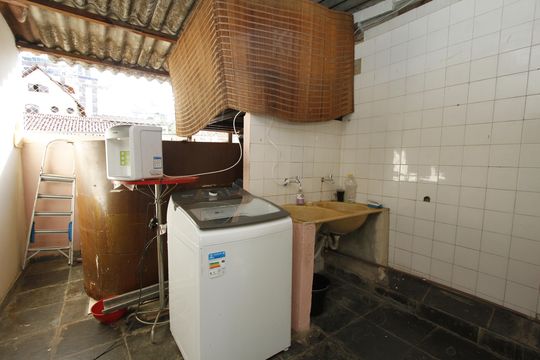 Área de Serviço de apartamento à venda com 4 quartos, 100m² em Barroca, Belo Horizonte