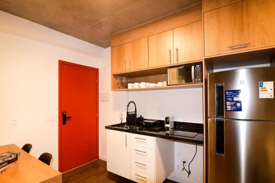 Cozinha de apartamento à venda com 1 quarto, 33m² em Santana, São Paulo