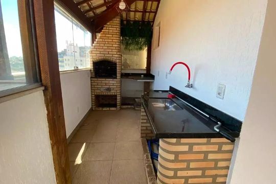 Cobertura de apartamento para alugar com 3 quartos, 150m² em Estoril, Belo Horizonte