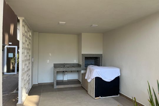 Área comum - Churrasqueira de apartamento para alugar com 1 quarto, 50m² em Parque Industrial Tomas Edson, São Paulo