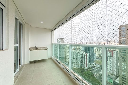 Varanda da Sala de apartamento para alugar com 2 quartos, 60m² em Vila Gomes Cardim, São Paulo