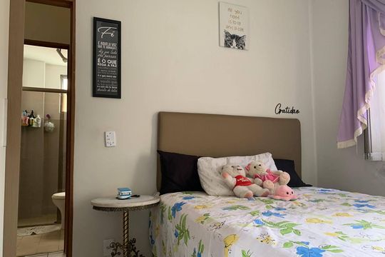 Quarto de apartamento à venda com 2 quartos, 47m² em Havaí, Belo Horizonte