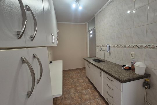 Cozinha de apartamento para alugar com 2 quartos, 57m² em Jardim Bom Sucesso, Campinas