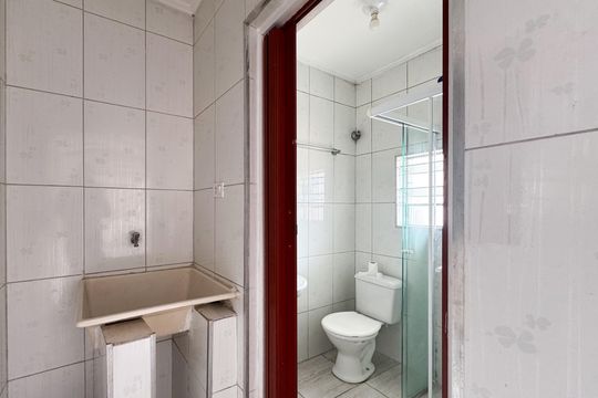 Área de Serviço de casa para alugar com 1 quarto, 45m² em Vila Washington, São Bernardo do Campo