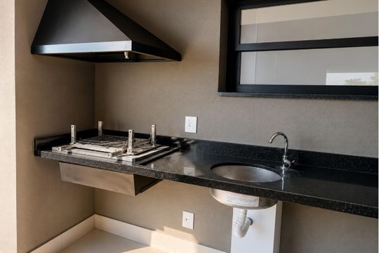 Varanda de apartamento à venda com 1 quarto, 58m² em Vila Yara, Osasco