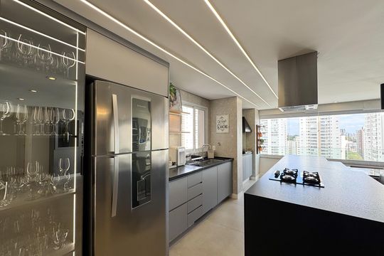 Cozinha  de apartamento para alugar com 3 quartos, 137m² em Centro, São Bernardo do Campo