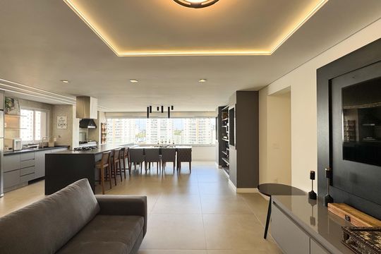 Sala de apartamento para alugar com 3 quartos, 137m² em Centro, São Bernardo do Campo