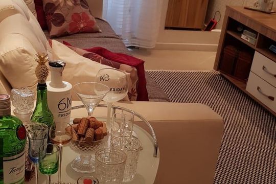 Sala de casa de condomínio à venda com 3 quartos, 70m² em City América, São Paulo