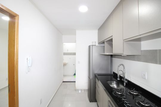 Cozinha de apartamento para alugar com 2 quartos, 45m² em Jardim Nossa Senhora do Carmo, São Paulo
