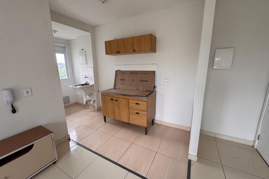 Cozinha de apartamento para alugar com 2 quartos, 47m² em Bairro do Maranhao, Cotia
