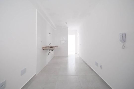 Sala/Cozinha de apartamento à venda com 2 quartos, 30m² em Cidade Antônio Estêvão de Carvalho, São Paulo