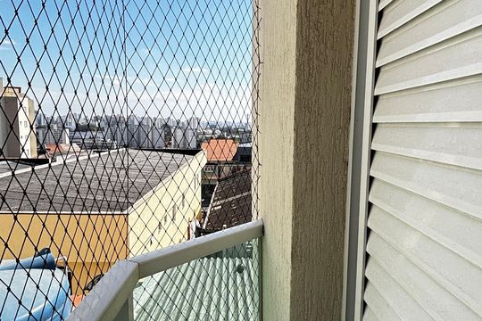 Varanda da Suíte de apartamento para alugar com 3 quartos, 76m² em Utinga, Santo André