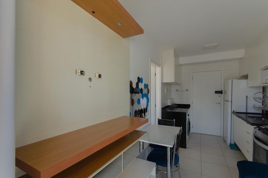Sala de apartamento para alugar com 1 quarto, 28m² em Mooca, São Paulo