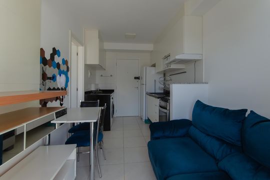 Sala de apartamento para alugar com 1 quarto, 28m² em Mooca, São Paulo