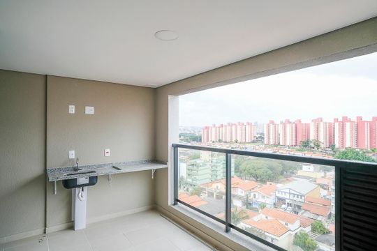 Varanda de apartamento à venda com 3 quartos, 82m² em Vila Caminho do Mar, São Bernardo do Campo