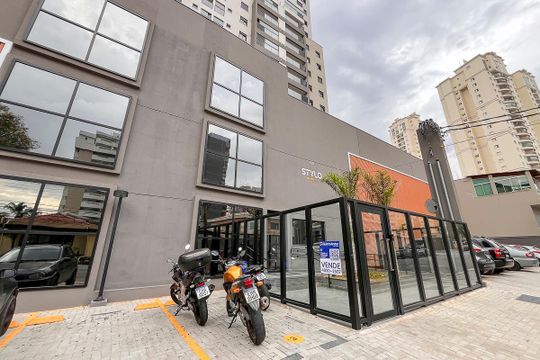 Fachada + plaquinha de apartamento à venda com 3 quartos, 82m² em Vila Caminho do Mar, São Bernardo do Campo