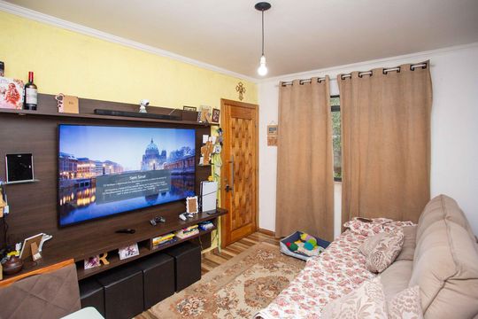 Sala de apartamento à venda com 2 quartos, 49m² em Serraria, Diadema