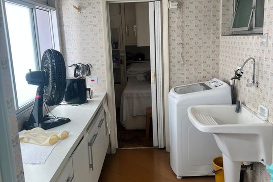 Área de serviço de apartamento à venda com 3 quartos, 132m² em Jardim Paulista, São Paulo