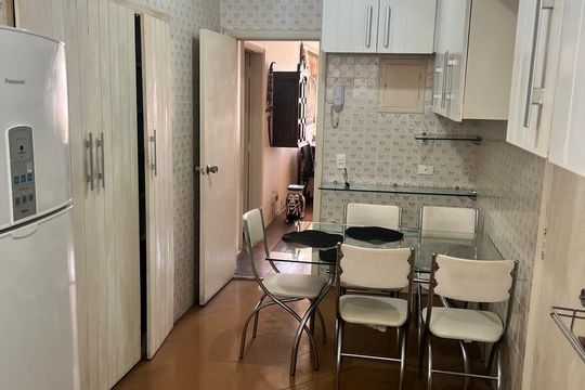 Cozinha de apartamento à venda com 3 quartos, 132m² em Jardim Paulista, São Paulo
