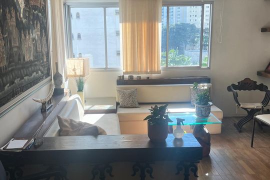 Sala de apartamento à venda com 3 quartos, 132m² em Jardim Paulista, São Paulo