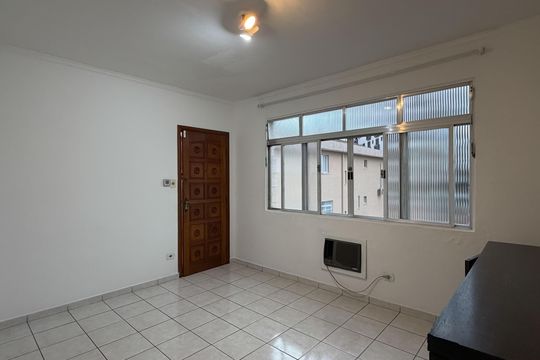 Sala de apartamento para alugar com 1 quarto, 59m² em Aparecida, Santos