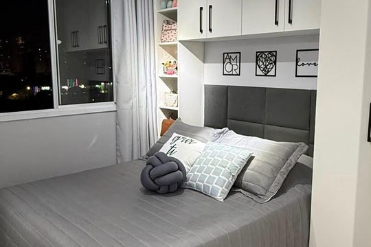 Quarto de apartamento para alugar com 1 quarto, 26m² em Guaiauna, São Paulo