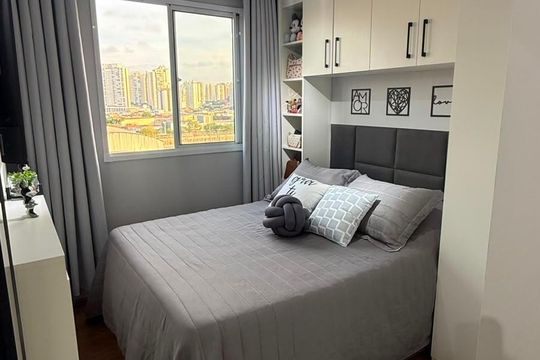 Quarto de apartamento para alugar com 1 quarto, 26m² em Guaiauna, São Paulo