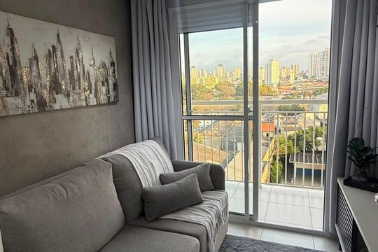 Sala de apartamento para alugar com 1 quarto, 26m² em Guaiauna, São Paulo