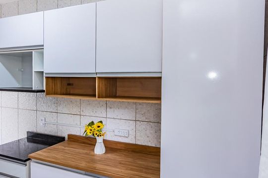 Cozinha de apartamento para alugar com 2 quartos, 44m² em Parque Sao Luis, São Paulo