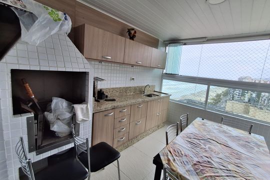 Varanda de apartamento para alugar com 4 quartos, 118m² em Vila Caiçara, Praia Grande