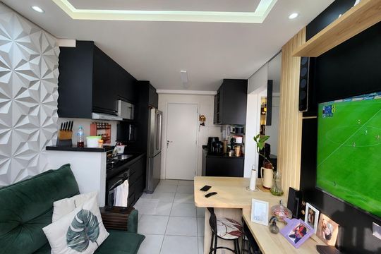 Sala de apartamento à venda com 2 quartos, 32m² em Sacoma, São Paulo