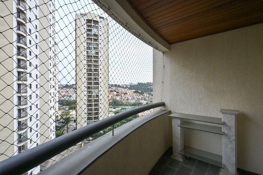 Varanda de apartamento para alugar com 3 quartos, 117m² em Chácara Agrindus, Taboão da Serra